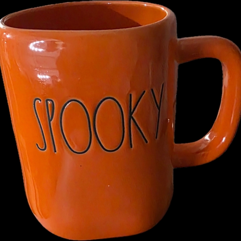 Rae Dunn Orange Spooky Mug